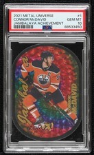 2021-22 Skybox Metal Universe Achievement Connor McDavid #1 PSA 10 GEM MT 3iy