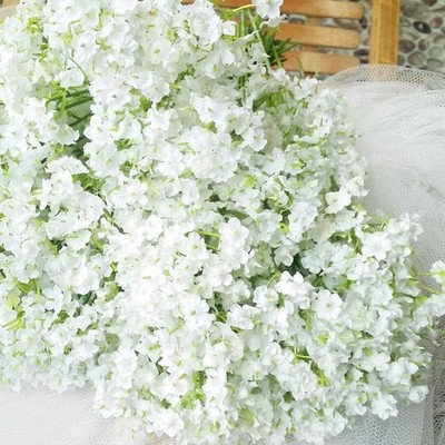 Baby Breath Gypsophila White Fake Artificial Flowers for DIY