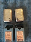 Germania Mint 5 oz .9999 Fine Copper Bullion Bar Lot of 2 (10 oz Total)