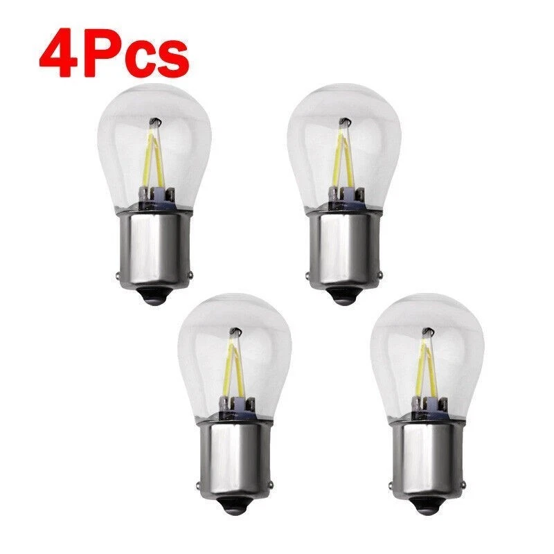 4x P21W 1156 BA15S Auto LED 12V Rücklicht Blinker Birne Licht Lampe Bremslicht - Bild 4 von 4