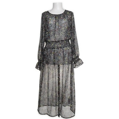 Soaked in Luxury, Kleid, Größe: L, Schwarz/Mehrfarbig, Polyester, Damen #aZ6