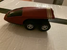Vintage 70s Tonka Scorcher Red Rocket Futuristic Race Car Toy Made in Japan 1974