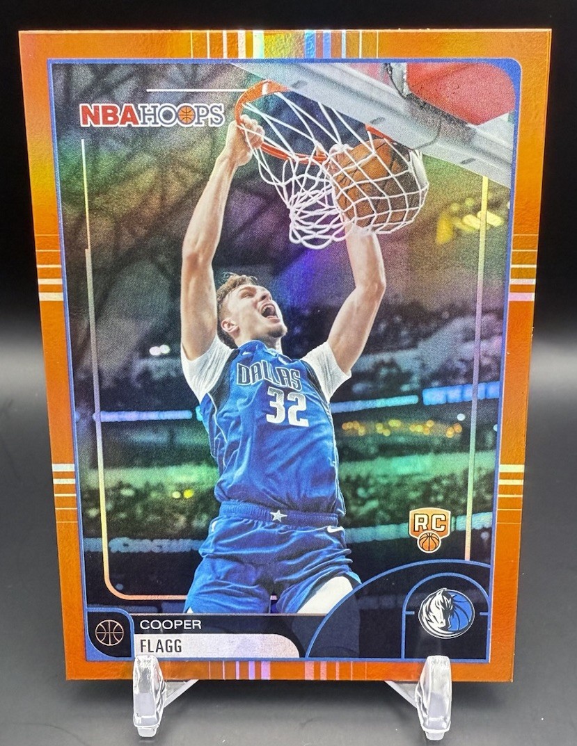 2025-26 NBA Hoops Cooper Flagg #35 Orange Hoops (RC)