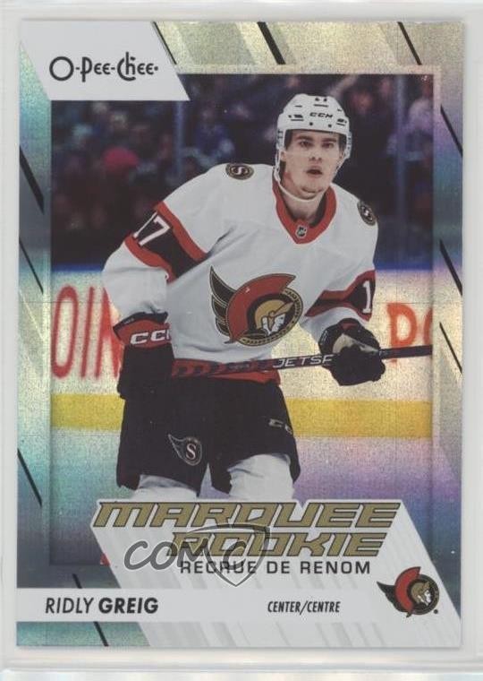 2023-24 O-Pee-Chee Marquee Rookie Rainbow 251/350 Ridly Greig #543 2o7