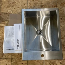 Delta Heat 15 Inch Outdoor Drop-In Sink Dhos15