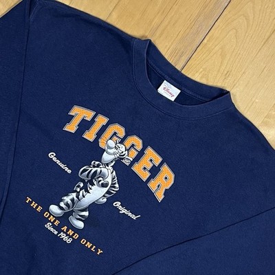 Disney Tigger Vintage Sweatshirt Pullover Herren Navy Blau XXL Winnie Puuh 