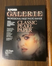 ILFORD GALERIE Professional 75 Sheets Classic Pearl Inkjet Photo Paper 8.5 x 11