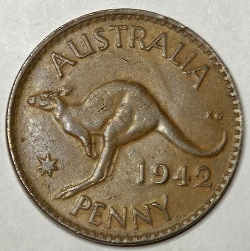 1942 George VI Penny — photo from the most recent tracked eBay sale