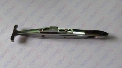ASW SS Putterman T-Shape Clamps 105mm Müller's Muscle Conjunctival Resection Forceps