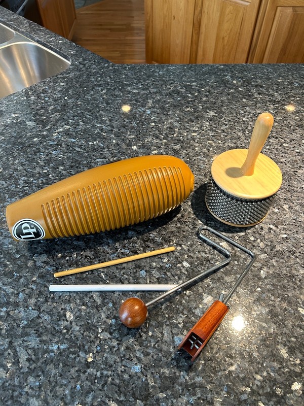 Lot of Latin Percussion Instruments