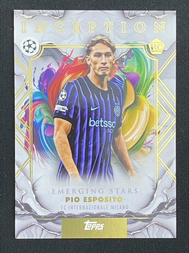 Pio Esposito 2025-26 Topps Inception UCC Emerging Stars Base RC #16 -m3