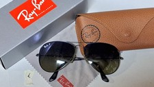 RayBan Aviator montatura nera RB3025 lenti 58mm POLARIZZATE leggi descrizione 