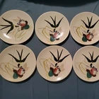 Set of 6 Red Wing USA Capistrano Bread/Salad Plates