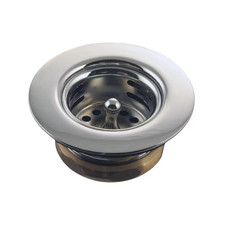 2-5/7 In. Brass Post Strainer in Polished Chrome