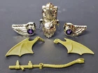 TMNT Vintage 1995 Metal Mutants Donatello Replacement Armor, Wings & Snake Bo