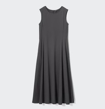 Women's Sleeveless Dress Uniqlo Ultra Stretch AIRism Grey Size XS
