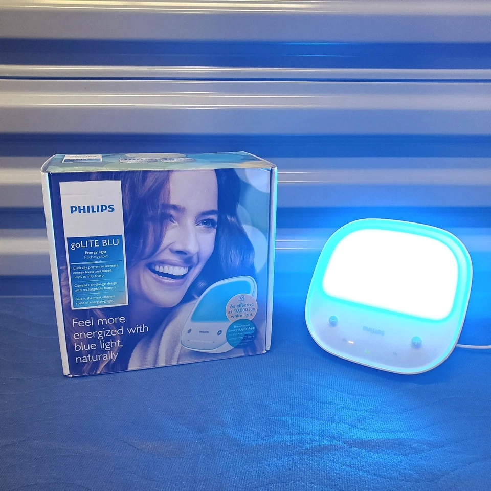 Philips goLITE BLU HF3429 Lámpara de Energía Terapia de Luz de Invierno Nueva Caja Abierta Completa Foto 3 de 4