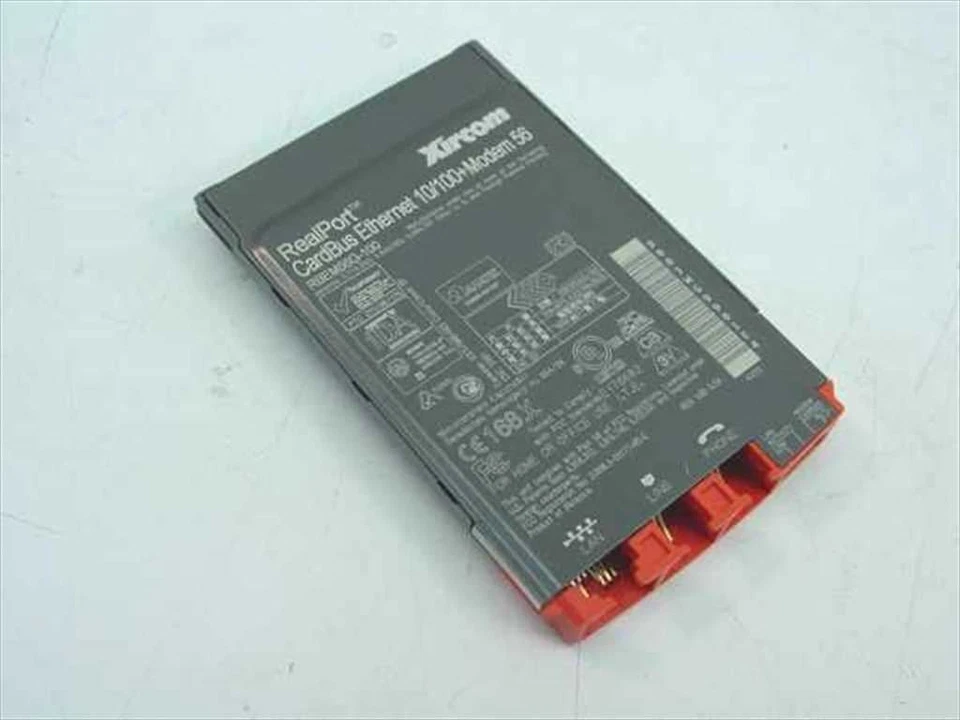 Xircom RBEM56G-100 56K Modem RealPort CardBus Ethernet 10-100 - Image 2 of 3