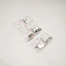 3pcs Clear A Presser Feet Kit Transparent For Viking Group 1 2 3 4 5 6