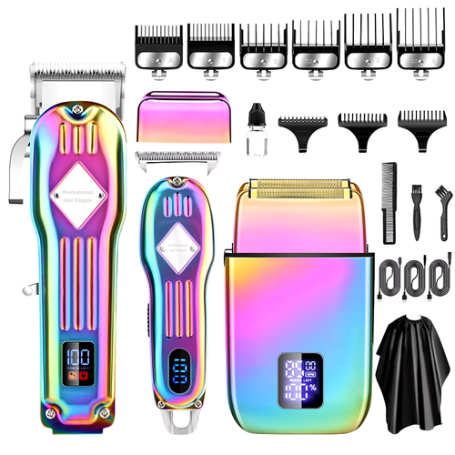 3 in 1 Professional Electric Hair Clipper and Shaver Set for Barber Men Hair Tri - Picture 8 of 16