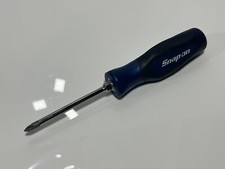 NEW Snap-On Tools USA SGDP42IRB Soft Grip Screwdriver POWER BLUE, 9" Long