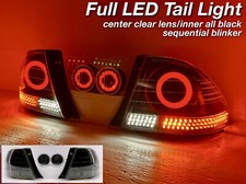 Toyota Altezza Sxe10 Full Led Tail Lights Clear Lens Inner Black Sequential Is