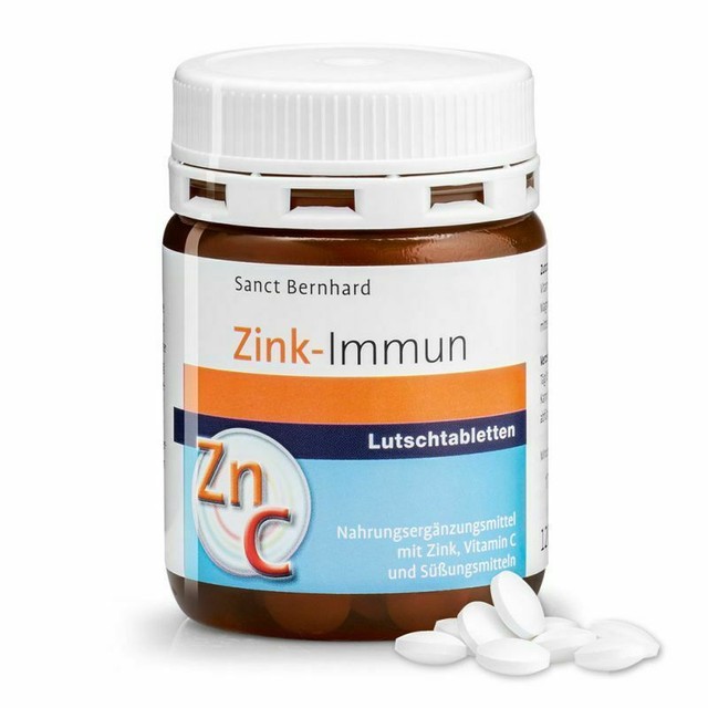Zink-Immun St. Bernhard 10 x 120 zehnfache Menge Lutschtabletten