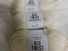 Big Twist Living Cream of 3 Dye Lot 196276