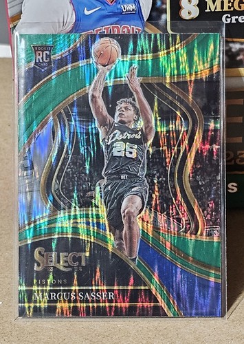 Marcus Sasser - 2023-24 Select green Shock Prizm COURTSIDE 292 RC Rookie Pistons