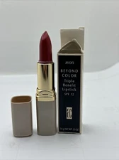 Beyond colored triple benefit lipstick SPF 12 Ruby Avon