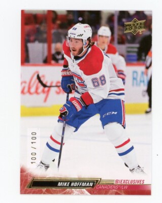 2022-23 Upper Deck Series 1 Mike Hoffman Exclusives #ed 100/100 Canadiens