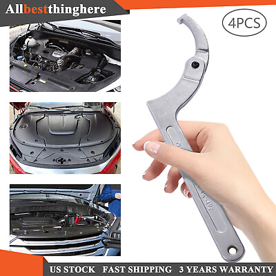 #ad 4 * Adjustable Hook amp; C Pin Spanner Wrench Tool Set Tighten Removing Nut Wrench $48.87
