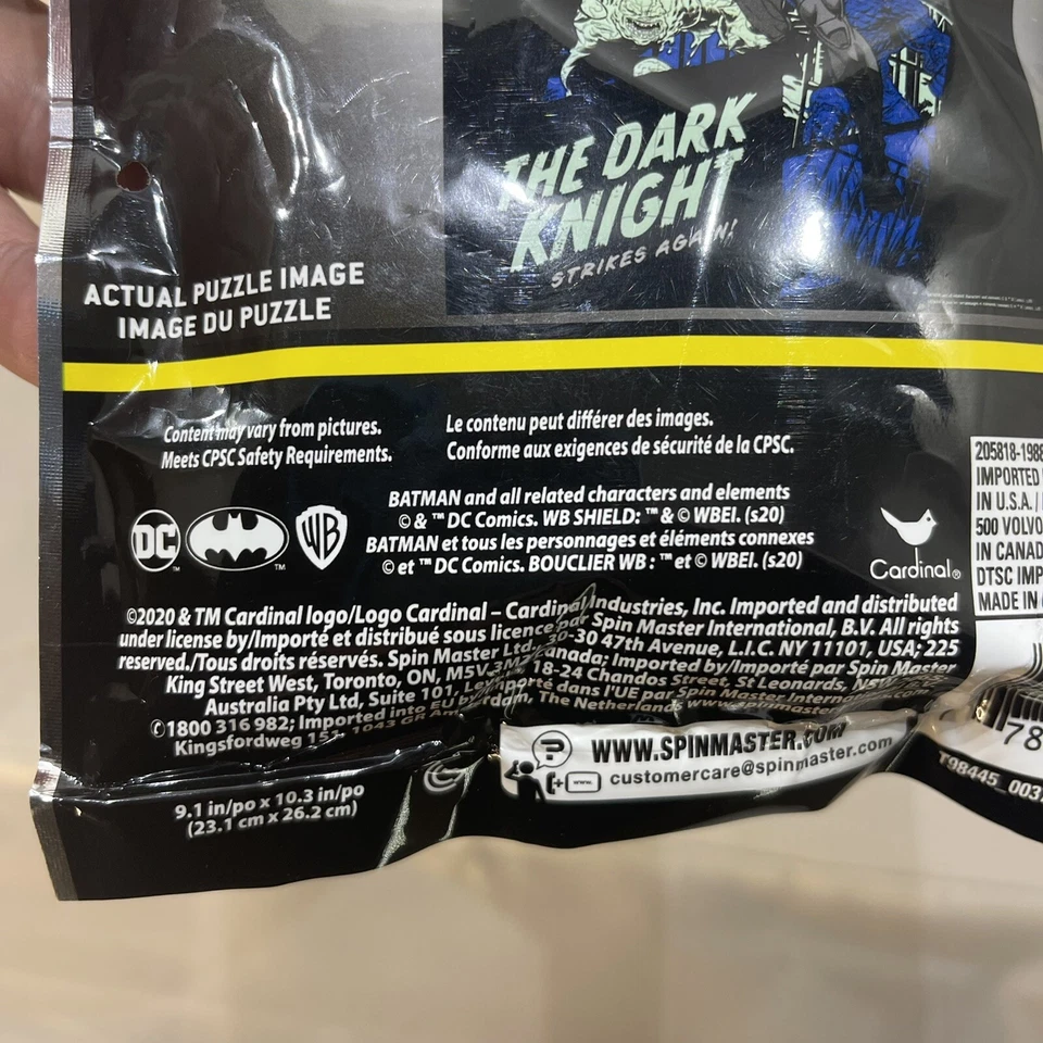 DC Comics Batman головоломки на ходу 48 штук новый в заводской упаковке - Изображение 3 из 4