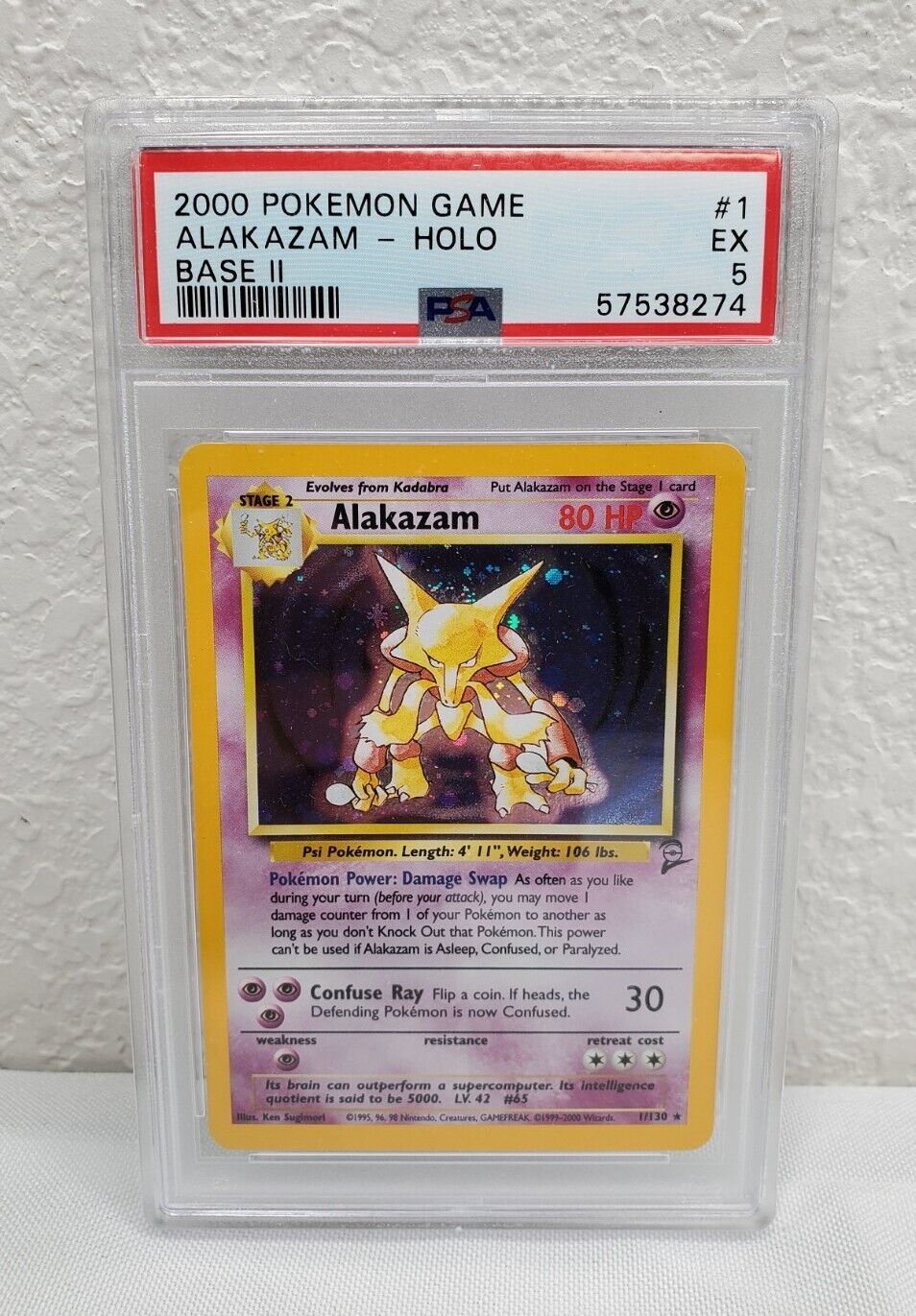 Alakazam Base Set Custom Metal Pokemon Card – AcademGames