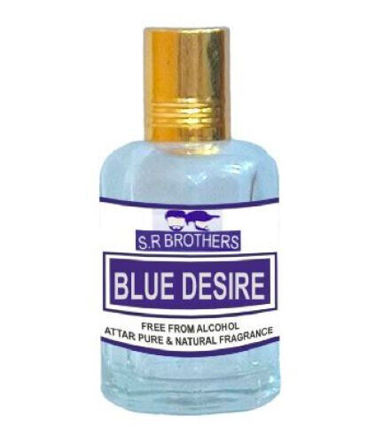 S.R Brother Blue Desire Attar Pure & Natural Fragrance For Unisex - Picture 1 of 36