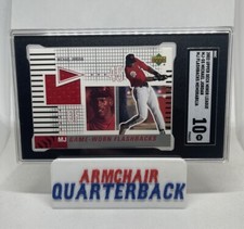 2002 UD Minor League Michael Jordan MJ Flashbacks Memorabilia MJ-SS SGC 10 POP 1