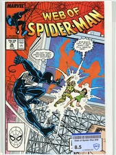 Web of Spider-Man #36 (Marvel 1988) | RAW 8.5 VF+ | 1st App TOMBSTONE | Phreak