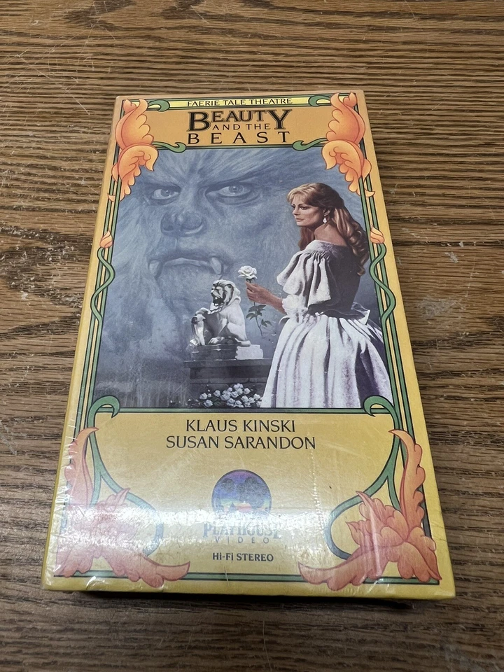 Beauty And The Beast VHS PLAYHOUSE VIDEO CBS WATERMARKS SEALED Susan Sarandon - Image 3 of 4