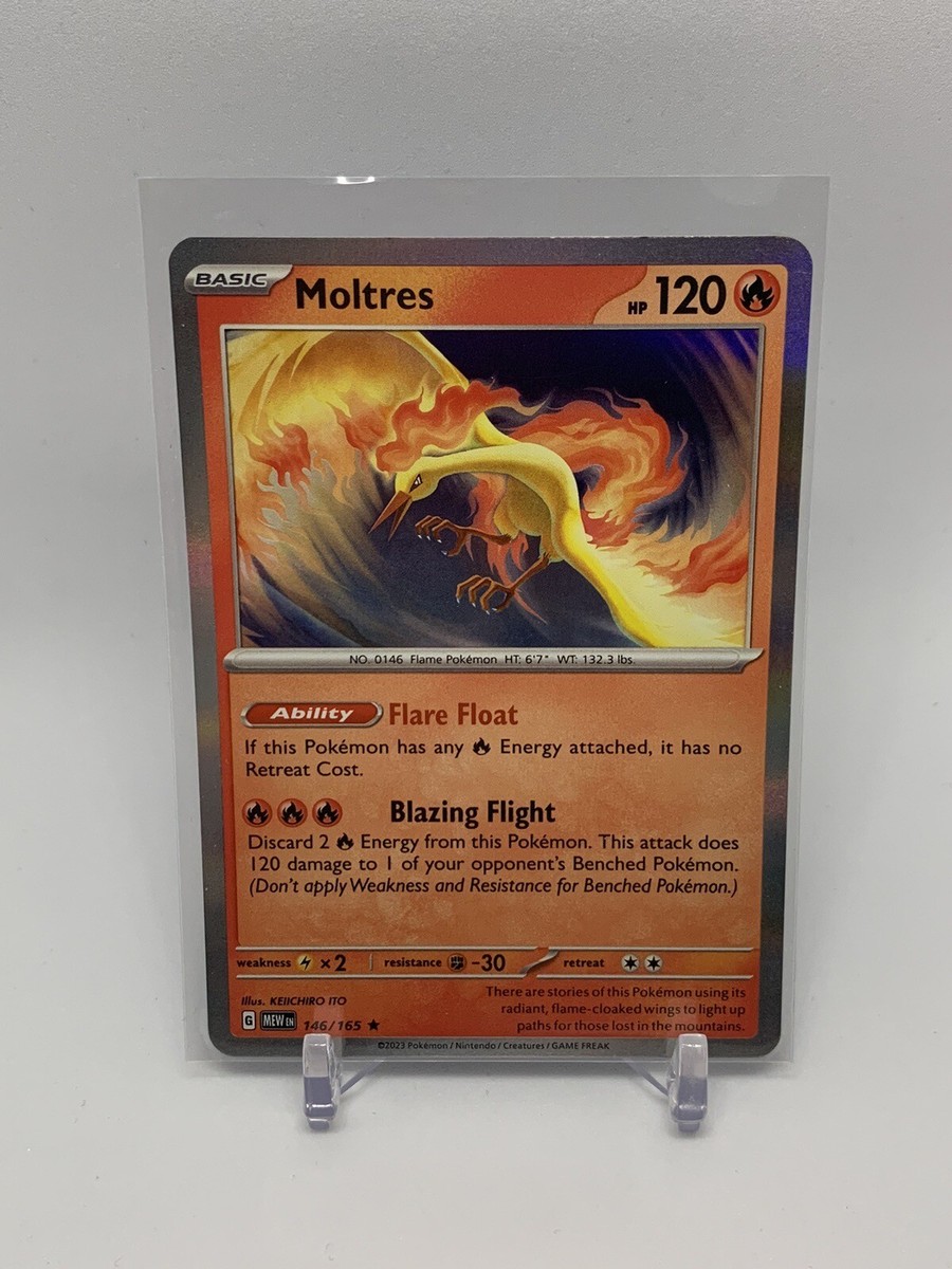 Pokemon MOLTRES 146/165 - Pokemon 151 - RARE HOLO - - MINT 🔥🦅 | eBay