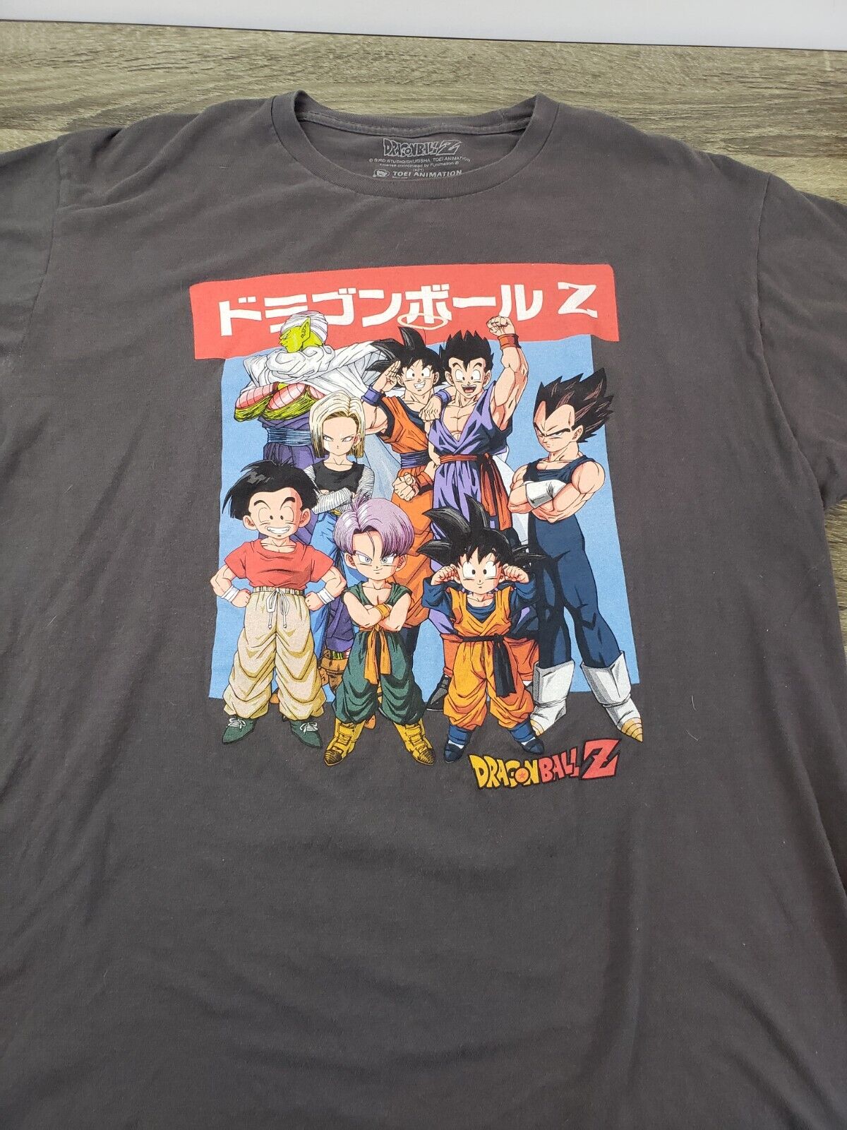 Dragon Ball Z Anime Cartoon Characters Mens Black Graphic Tee : Target