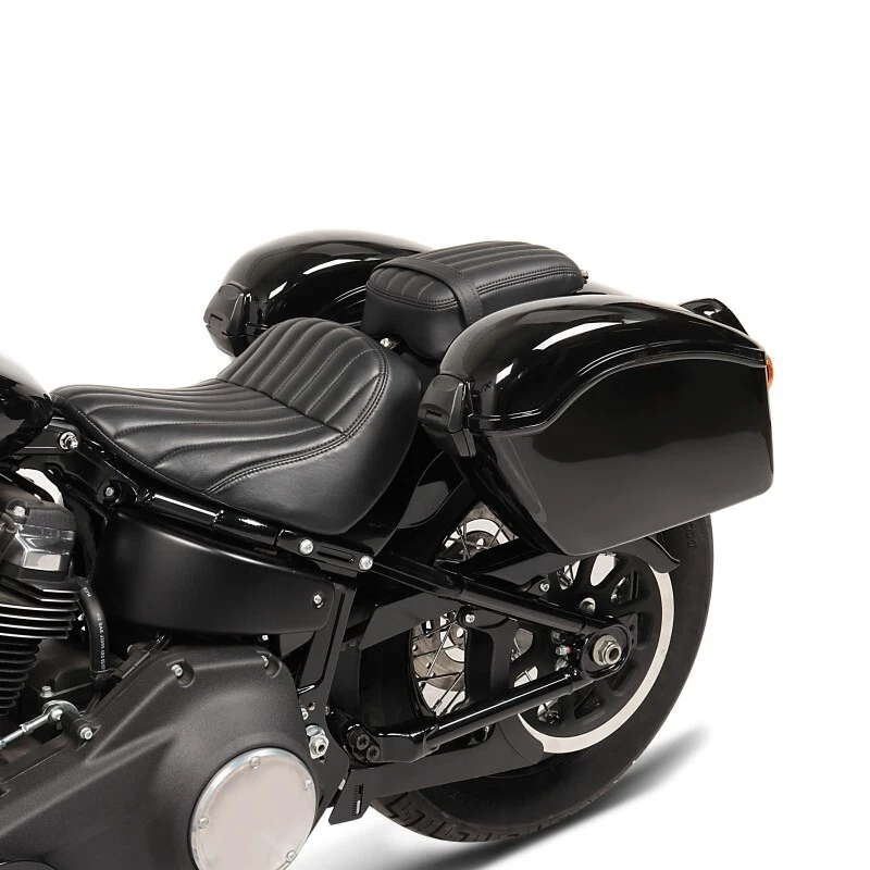 Hard saddlebags Nebraska 12l Yamaha XV 1100/ 125 / 250 / 535 / 750 Virago - Imagem 3 de 4