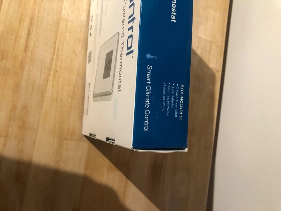 GoControl GC-TBZ48 Z-Wave Battery-Powered Thermostat - Smart Climate Control - Image 3 of 3