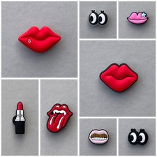 Schuhstecker/Shoe Charms für Clogs SONSTIGES/LIPPEN/ZUNGE/MUND/AUGEN/LIPPENSTIFT