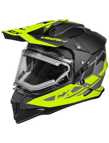 CASTLE X MODE DUAL SPORT SV TRANCE HELMET~L~Hi-Vis~ 35-23936