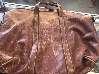 longchamp leather travel bag