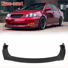 Carbon Look Front Bumper Lip Splitter Spoiler Chin For Toyota Corolla 2000-2022