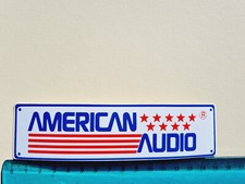 Autocollant American Audio Sticker Vintage Années 80