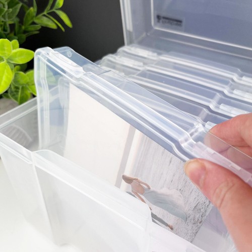 Photo Storage Box 600 6 x 4 Picture Album Organizer Photograph Container Case - Picture 2 of 6