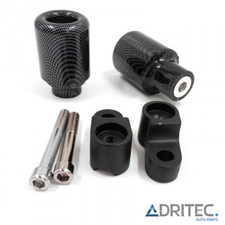 ✅ Tamponi Paratelaio Protezioni Telaio HONDA CBR 600 RR (2007-2008) Carbonio