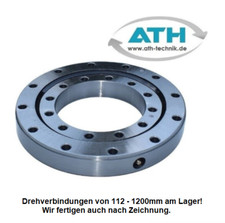 Drehverbindung 197 x 22 mm Kreuzrolle Drehkranz Kugel Lager kompatibel XU 080149